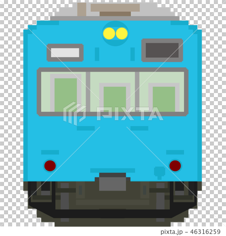 ドット絵風の阪和線103系(低運転台) ドット絵風の阪和線103系(低運転台) 46316259