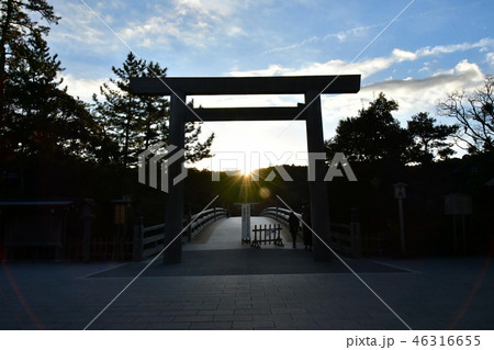 内宮　日の出 46316655