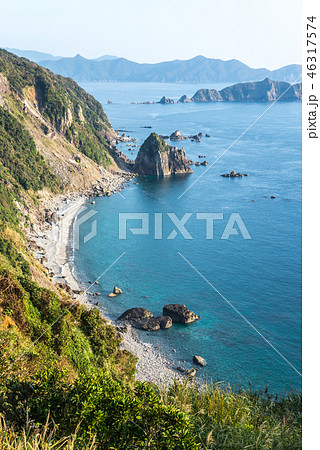 東シナ海海岸線風景 東シナ海海岸線風景 46317574