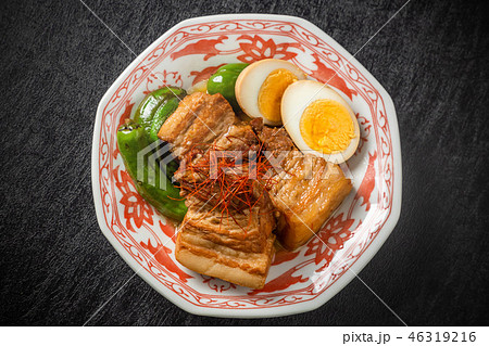 柔らか煮豚　Soft boiled pork cuisine 46319216