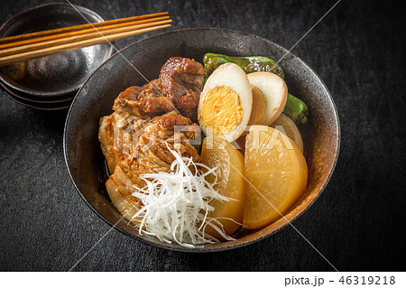 柔らか煮豚　Soft boiled pork cuisine 46319218
