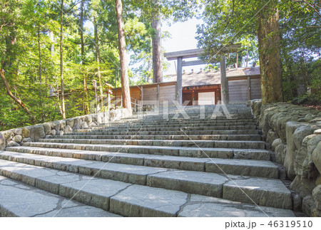 伊勢神宮内宮 正宮正面 人物写り込みなし 伊勢神宮内宮 正宮正面 人物写り込みなし 46319510