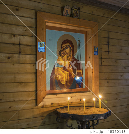 In the chapel on the holy spring in honor of the  46320113