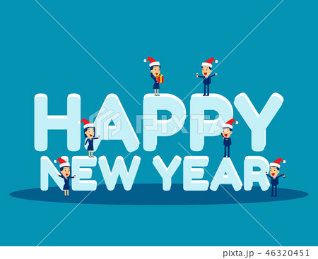New year party. Concept business vector  46320451