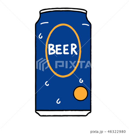缶ビールのイラスト素材