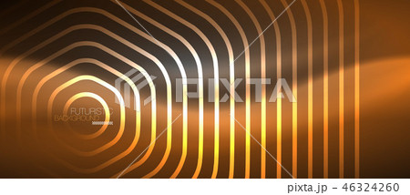 Black and glowing color lines neon design, magin techno template background 46324260