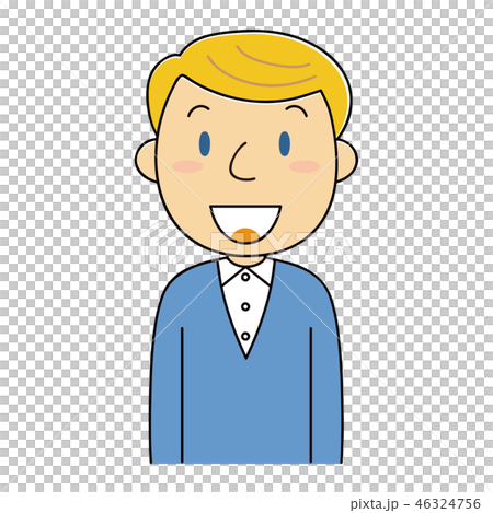 插图素材: 白人 外国人 男人