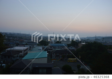 浅川の朝　八王子市 46325368