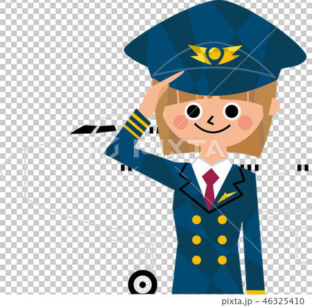 女性パイロット 46325410