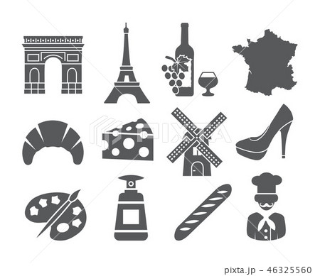 France icons set 46325560