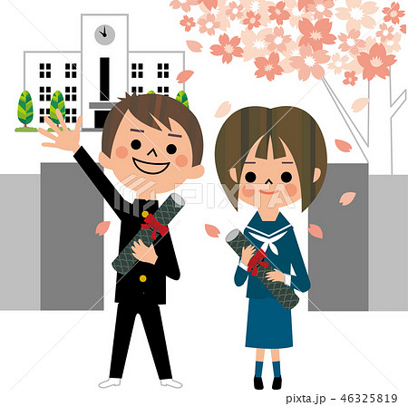 中高生の卒業 46325819