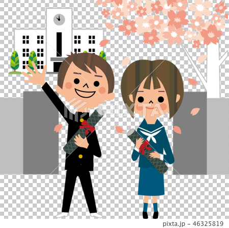 Junior high and high school graduation 46325819