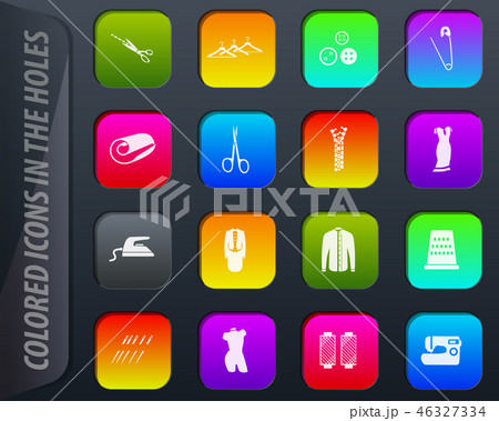 tailoring vector icons 46327334