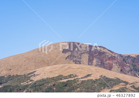 火山 火口 日本 46327892