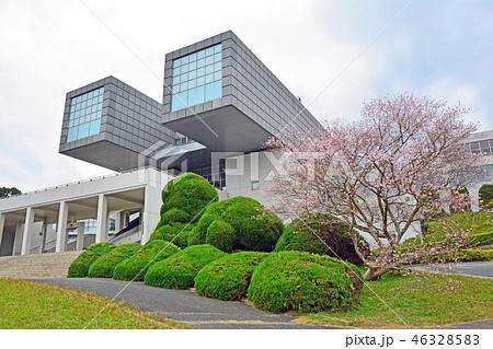 北九州市立美術館と桜 46328583