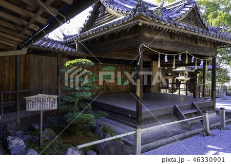 倉敷　阿智神社　能舞台 46330901