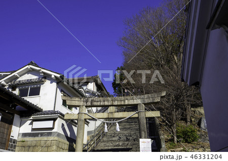 倉敷 阿智神社 鳥居 倉敷 阿智神社 鳥居 46331204