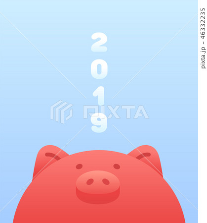 2019 New Year background. The year of the pig. 2019 New Year background. The year of the pig. 46332235
