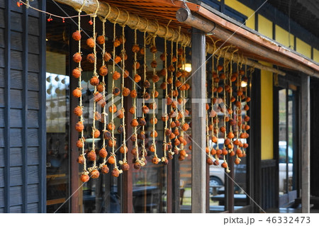 11月 会津55干し柿と大内宿 11月 会津55干し柿と大内宿 46332473