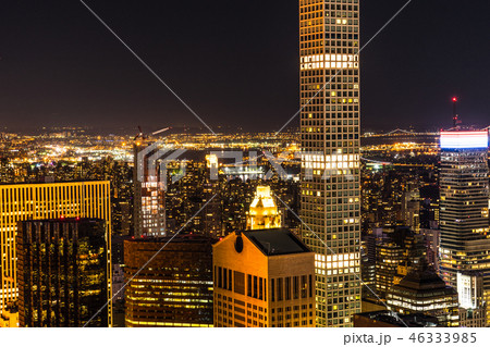 432パーク・アベニューとマンハッタンの夜景 46333985