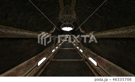 異様な遺跡通路 46335706