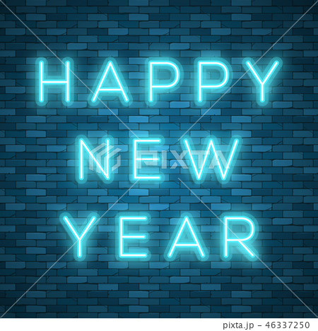 New 2019 year paper, vector illustration. Perfect for presentations 46337250