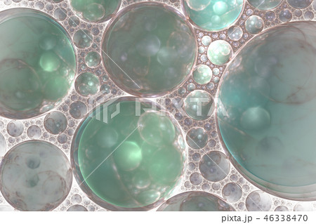 Abstract spherical surface covered  46338470