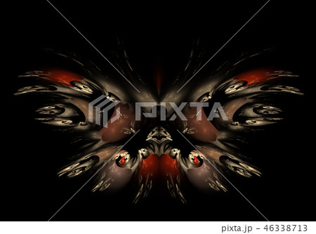 Never Were fractal Butterflies. Abstract design Never Were fractal Butterflies. Abstract design 46338713