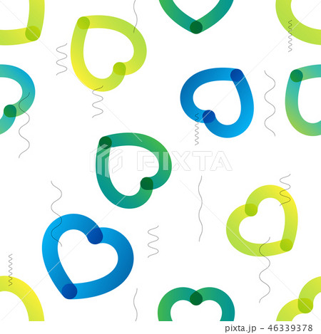 Valentine vector colorful trendy seamless pattern 46339378