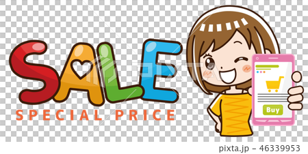 Eye catch banner for internet shopping promotion 46339953