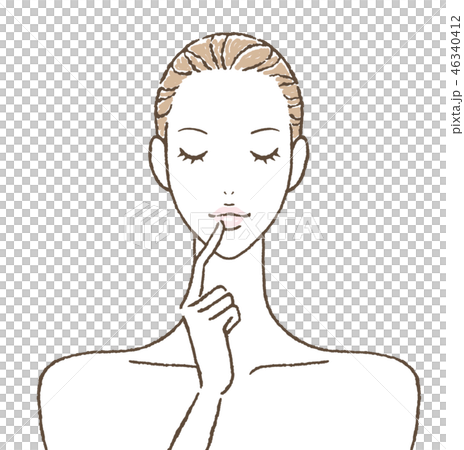 Eyes close woman skincare 46340412