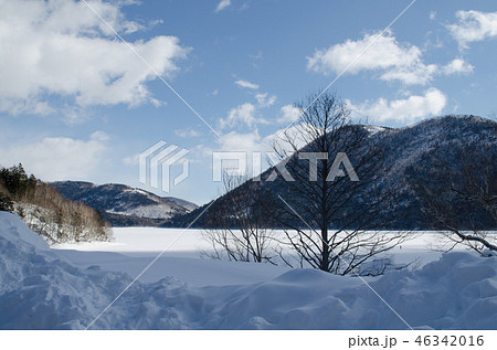 冬の然別湖 冬の然別湖 46342016