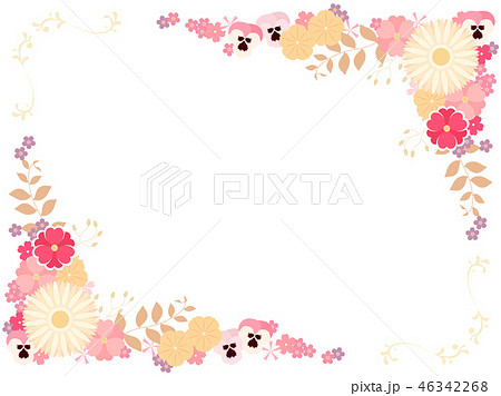 春の花のフレーム 春の花のフレーム 46342268