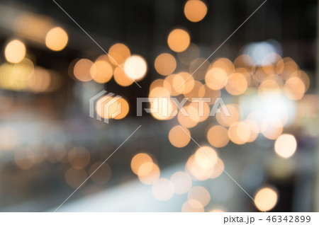 Abstract golden bokeh light background 46342899