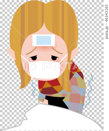 A woman who caught a cold A woman who caught a cold 46343165