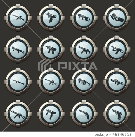 Set of hand weapons 46346513