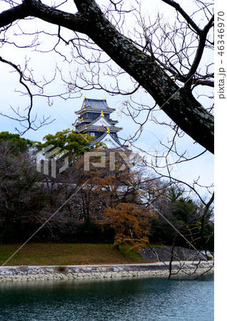 後楽園外周から望む岡山城天守閣・晩秋 後楽園外周から望む岡山城天守閣・晩秋 46346970
