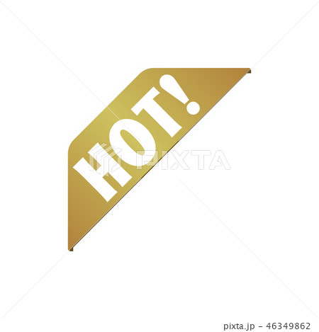 コーナーリボンアイコン (Hot!/人気商品) 46349862