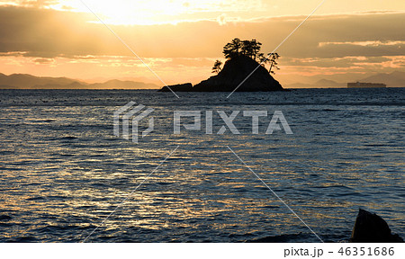 松島の夕陽 46351686