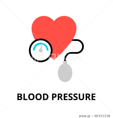 Concept of blood pressure icon 46352236