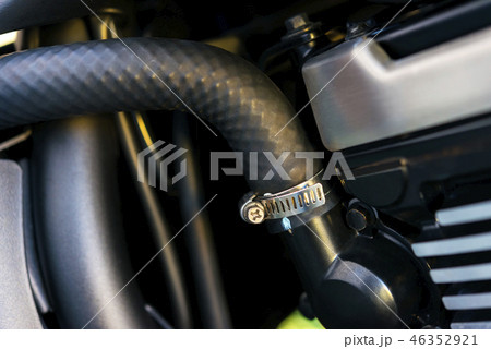 モーターサイクル　クローズアップ写真 46352921