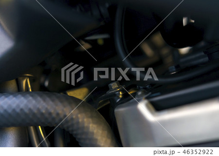 モーターサイクル　クローズアップ写真 46352922