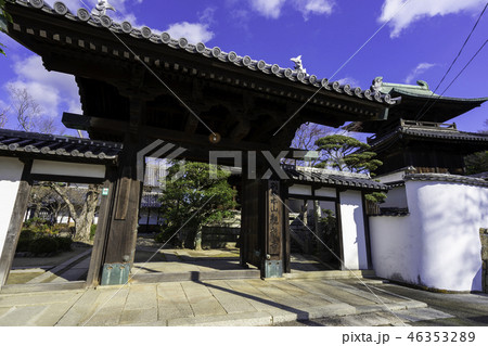 倉敷　観龍寺　山門 46353289