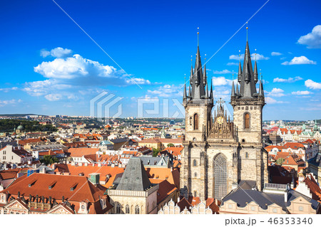 Tyn at Prague old town in Czech Republic 46353340