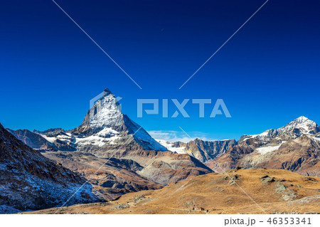Matterhorn peak mountain, Zermatt, Switzerland 46353341