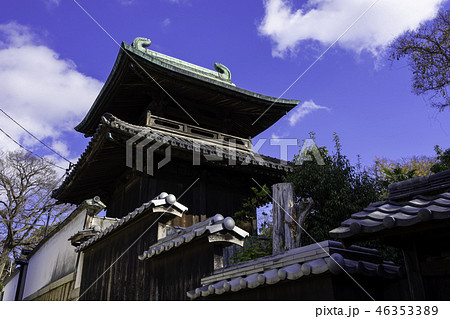 倉敷 鶴形山の鐘楼 倉敷 鶴形山の鐘楼 46353389