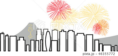 ヨコハマ　シルエット　カウントダウン 46355772