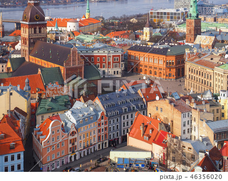 聖ペテロ教会から望むラトビア・リガ歴史地区 / Riga, Latvia 46356020