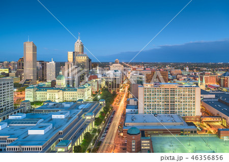 Indianapolis, Indiana, USA Downtown Skyline Indianapolis, Indiana, USA Downtown Skyline 46356856