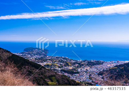 《神奈川県》湯河原梅林から望む相模湾 《神奈川県》湯河原梅林から望む相模湾 46357535